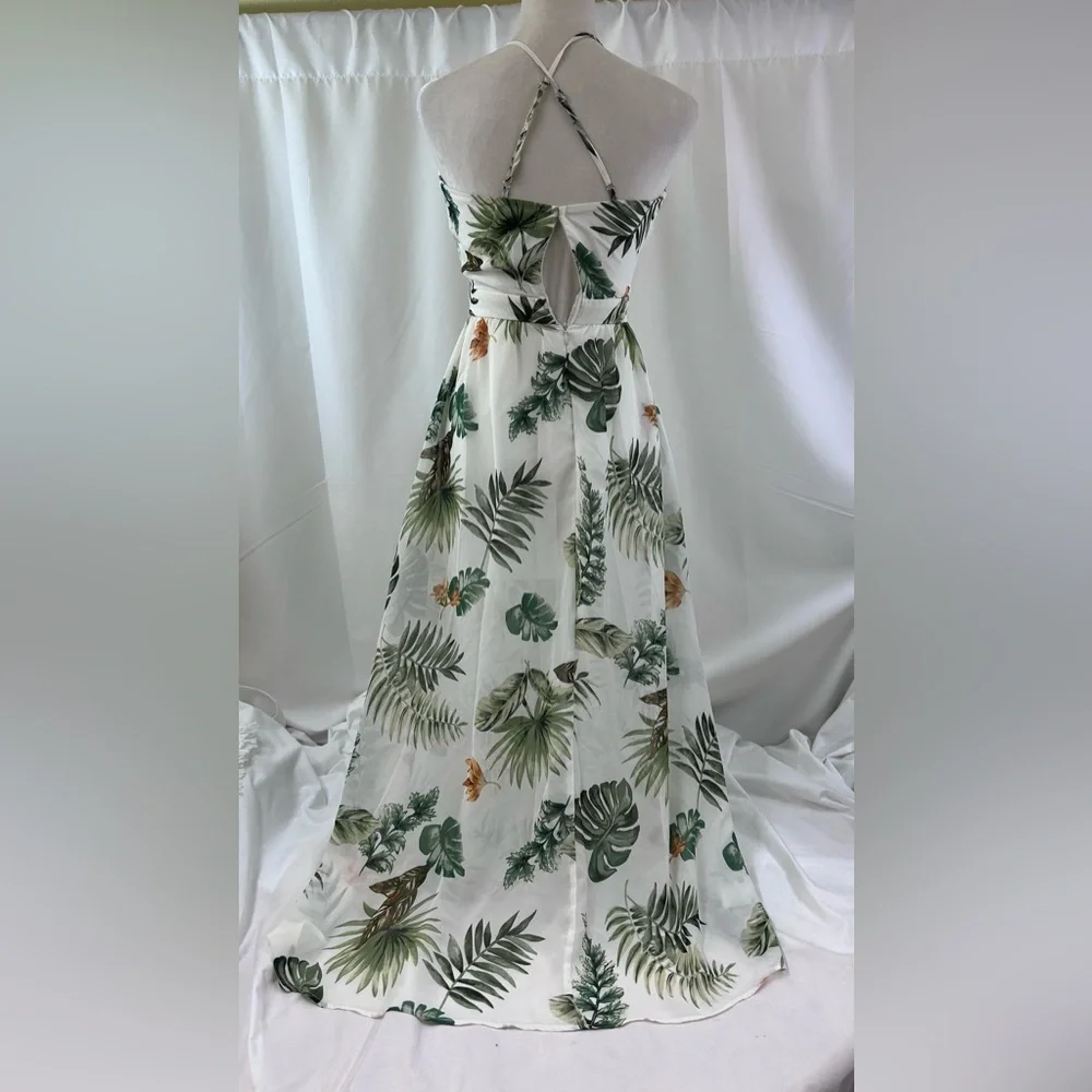 Cage Clothing Halter Maxi Dress ~ Size Small - Picture 3 of 10